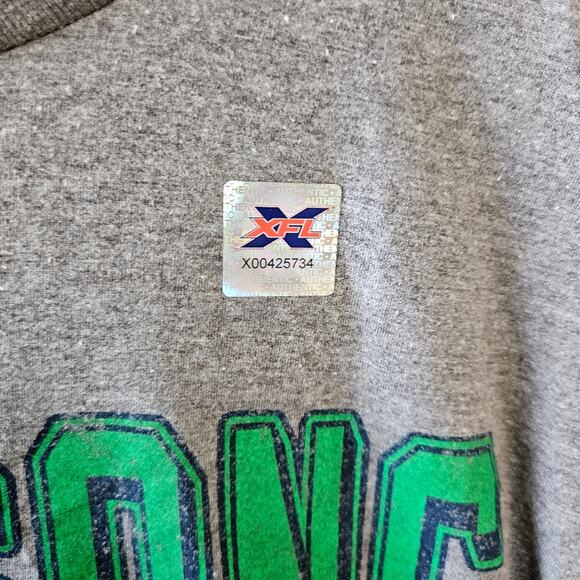 XFL Seattle Dragons 2020 GIII Sports Short Sleeve Gray Football Size Small - Picture 4 of 8